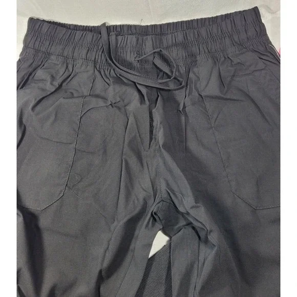 2 Pairs Beverly Hills Uniforms Jogger Scrub Pants Style #828X - Black - Size 1X - Picture 4 of 4